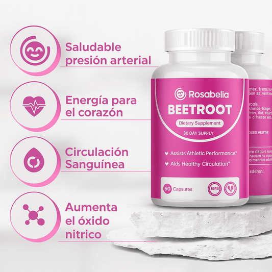 Beetroot Cápsulas de Remolacha Orgánica