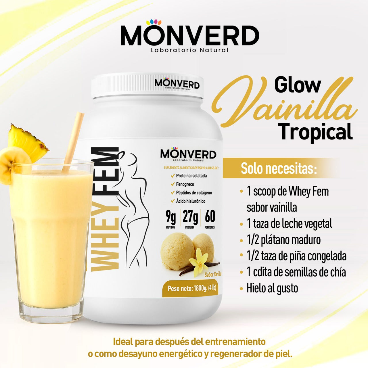 Whey Fem - Proteína para mujeres